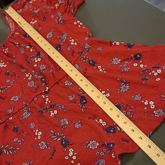 Lane Byrant sz 20 peasant style top with 3/4 bell sleeves - Picture 8 of 10